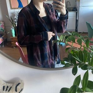 vans heavy weight flannel shirt/jacket